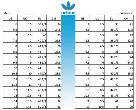 adidas yeezy uk size chart.